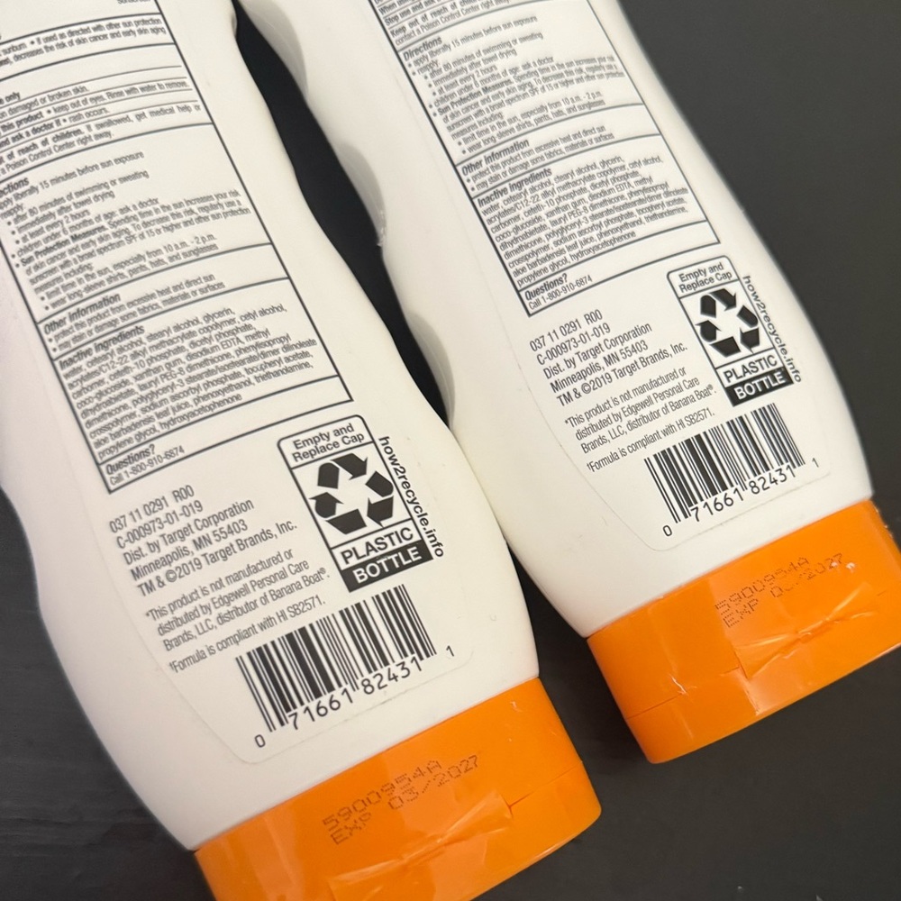 UP&UP Twin Pack Sport Sunscreen Lotion
SPF 30, NEW - Picture 2 of 6